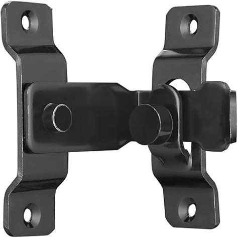 JQK Flip Door Latch Black, 90 Degree Heavy Duty 